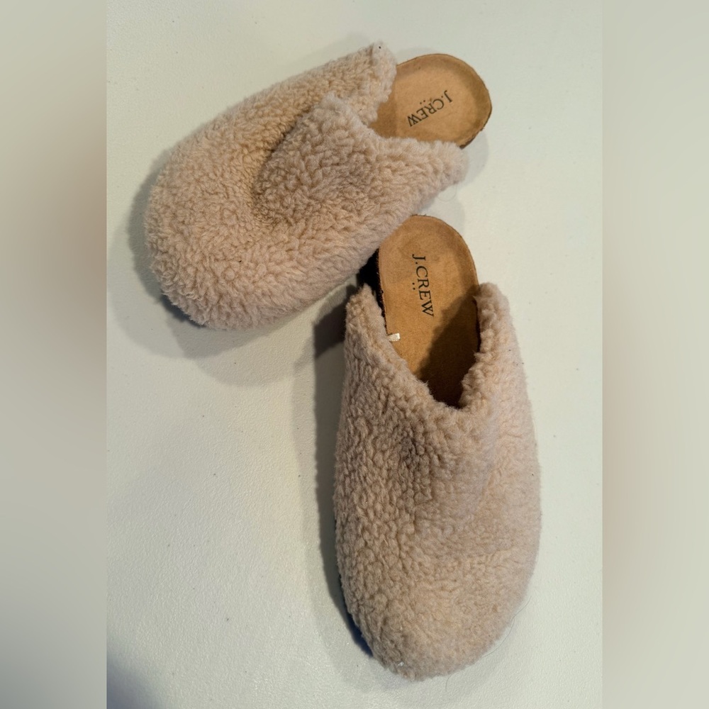 J.Crew | Sherpa Clog Slippers. Size: 8 - Picture 12 of 14